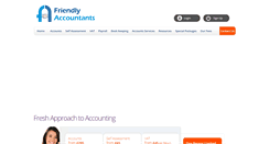 Desktop Screenshot of friendly-accountants.com