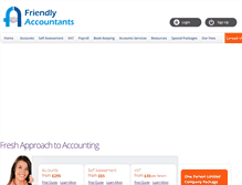 Tablet Screenshot of friendly-accountants.com
